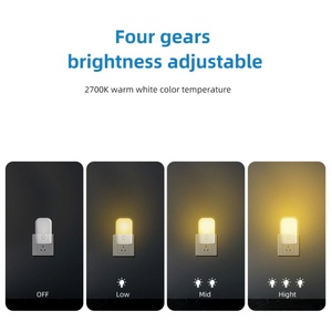 Vente en gros de lampes murales LED 2700K avec détecteur de mouvement et luminosité réglable - Product Image 5