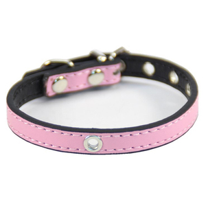 Collares de Cuero PU para Perros y Gatos, Diseño Personalizado Colorido, Tallas XXS, <span class=keywords><strong>XS</strong></span>, S, M, L, XL - Product Image 3