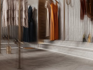 Custom Clothing Store Fixtures Luxury Fashion Boutique Furniture Garment Display <b>Racks</b> Interior Design - Product Image 3
