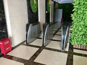 Zento nuovo arrivo IC ID riconoscimento facciale QR codice Flap tornello con Anti-collisione Anti-pizzico Anti-Tailgating - Product Image 5