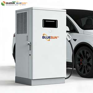 BLUESUN - Station de recharge solaire intégrée avec stockage de batterie pour la recharge rapide des véhicules électriques - Product Image 2