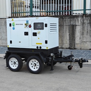 Generador Móvil Súper Silencioso de 15kW 20kW 30kW 40kW 50kW 80kW 100kW Trifásico Refrigerado por Agua, Generador de Energía con Remolque, Energía Alternativa - Product Image 1