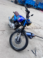 Llanta Trasera Deportiva de Acero Inoxidable para Motocicleta Cg125 AX100 JH70 Kenya, 23 Pulgadas 2.15x17, Cromada, con Adhesivo China Sticker 14