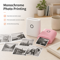 Design OEM Imprimante Photo Mini de Poche 2 Pouces, Imprimante Couleur Portable Sans Fil pour Téléphone Mobile