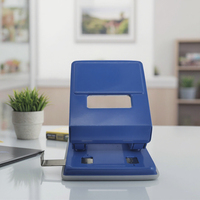 Perforateur personnalisé en métal noir et bleu 2 3 4 6 trous pour le papier en stock catégorie de produit perforateurs