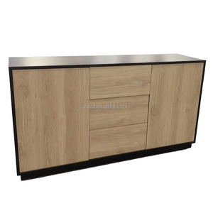 خزانة جانبية بسعة كبيرة خشبية ملونة للمطبخ وغرفة المعيشة والمنزل بار-استخدام متعدد الشقق - Product Image 1