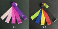 Lot de 5 bandes de résistance en latex fin pour Pilates, vente en gros OEM, avec logo personnalisé, pour la thérapie physique et le renforcement musculaire
