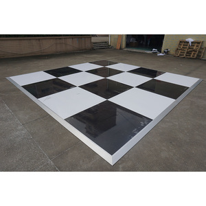 Aluminum edge portable flooring high quality plywood dance floor for wedding - Product Image 5