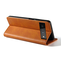 Étui portefeuille à rabat en cuir motif peau de veau pour Google Pixel 10 10A 8 Pro 7A 6 5A 5G 4 XL 3A XL 6A 9A 11 Pro