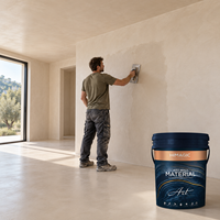 Revêtement en microciment sans joint, imperméable, peinture microciment pour murs et sols, texture Wabi Sabi, revêtement décoratif intérieur et extérieur