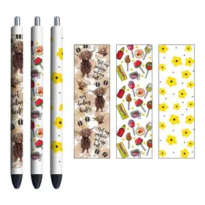 personalized Wholesale Custom Printing Fashion Logo UV DTF Pen Wraps Transfer Stickers Label