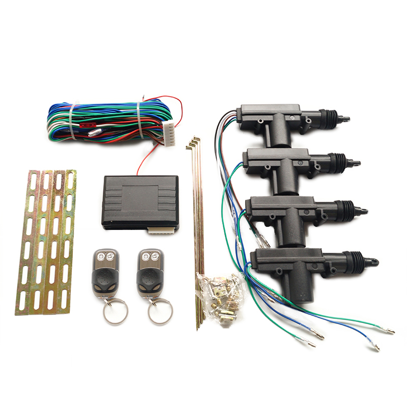 Sistema de cierre centralizado universal antisecuestro de 12V Sistema de seguridad de coche de entrada sin llave inteligente unidireccional