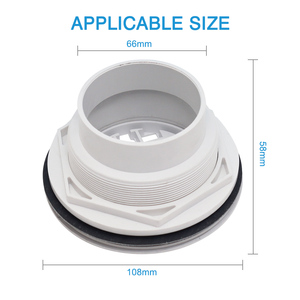 Factory Supply Hot Sale Amerikanischer Typ 108mm ABS Badezimmer Balkon Außen dusche Tablett Boden ablauf