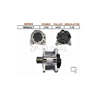 Alternateur de voiture en gros d'usine 12v 120a par Auto 231007865R pour RENAULT Captur