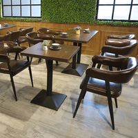Combinaison de table et chaise de Bar, café, nordique, vente en gros, Restaurant, Bar, Restaurant occidental, Table et chaise
