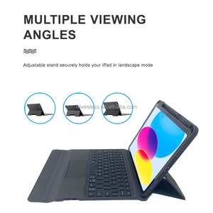 <span class=keywords><strong>Clavier</strong></span> sans fil à ciseaux avec pavé tactile et rétroéclairage pour iPad 10e génération – Étui Folio intelligent à <span class=keywords><strong>prix</strong></span> d'usine - Product Image 2