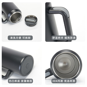 Переносная теплоизоляционная чашка с ручкой, 64 унции - Product Image 3