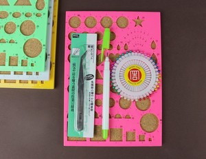 2024 giấy <span class=keywords><strong>quilling</strong></span> <span class=keywords><strong>kit</strong></span>, 4 màu sắc tự làm Giấy Thủ Công <span class=keywords><strong>Quilling</strong></span> công cụ thiết lập bao gồm Mẫu Hội Đồng Quản trị Tweezer pins rãnh bút - Product Image 6