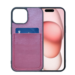 Funda <span class=keywords><strong>de</strong></span> Teléfono Personalizable <span class=keywords><strong>de</strong></span> Microfibra Color Vino Tinto para iPhone 15 Pro Max, Antideslizante, con Textura Mate y Protección Trasera - Product Image 3
