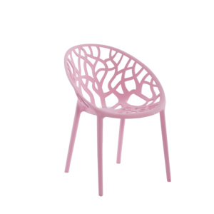 Chaise de jardin d'extérieur empilable à dossier creux en polypropylène (PP) coloré – Offre Spéciale - Product Image 2