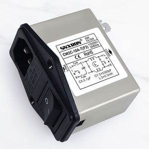 Filtre d'alimentation IEC CW2C-3/6/10A-T(F2) interférence médicale 220V double prise d'assurance commutateur trois-en-un double assurance AC - Product Image 2