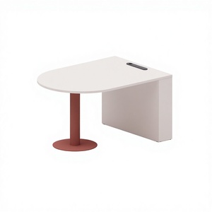 Juego de Mesa de Conferencia Ovalada Personalizada OEM, Muebles de Oficina Comerciales Modernos de PVC Blanco Premium para Salas de Reuniones Pequeñas - Product Image 6