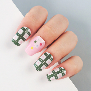 Five & Ten Autocollants pour <span class=keywords><strong>ongles</strong></span> de Noël en gel <span class=keywords><strong>semi</strong></span>-durci, motifs cloche, autocollants auto-adhésifs pour nail art, pour fête et DIY, gel UV longue durée - Product Image 5
