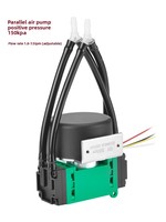 Pompe à vide à diaphragme sans balais à vitesse réglable 12V/24V, pompe à air, pompe d'échantillonnage Pengpu
