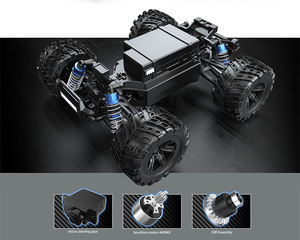 MJX Hyper <span class=keywords><strong>Go</strong></span> 20208 1:20 escala 4WD RC camión 2,4G 39 km/h Motor sin escobillas Construcción de Metal 4 canales listo para usar regalo de Navidad - Product Image 6