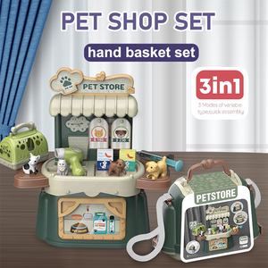 Jouets de jeu de rôle <span class=keywords><strong>pour</strong></span> enfants vendeur chaud enfants jouer maison chat et <span class=keywords><strong>chien</strong></span> boutique supermarché prendre soin de faire semblant ensemble de jouets <span class=keywords><strong>pour</strong></span> animaux de compagnie - Product Image 5