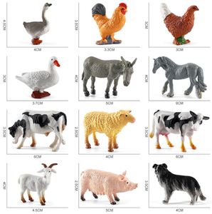 Set Realistico di <span class=keywords><strong>Animali</strong></span> da <span class=keywords><strong>Fattoria</strong></span> in PVC per <span class=keywords><strong>Bambini</strong></span>, Giocattolo Educativo, Modellini di <span class=keywords><strong>Animali</strong></span> in Plastica Solida, Vari Tipi - Product Image 6