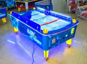 Đồng tiền hoạt động trong nhà Arcade tiền làm cho máy trò chơi với đồng tiền hoạt động Hockey không khí Bảng chiến thắng xổ số trò chơi đẩy bóng Trò chơi Ma - Product Image 3