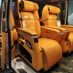 Sièges de voiture de luxe personnalisés pour fourgon VIP, sièges arrière inclinables en cuir pour Sprinter Vito V-Class, vente chaude - Product Image 1