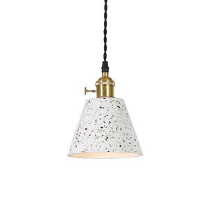 Nordic Cement Chandelier Vintage <strong>Industrial</strong> <strong>Style</strong> Restaurant <strong>Lamp</strong> Tarrazzo Ceiling <strong>Lamp</strong> - Product Image 2