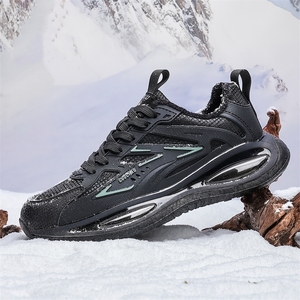 Chaussures de marche décontractées pour hommes, style mode, avec doublure chaude personnalisée pour l'hiver, vente en gros - Product Image 3