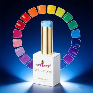 Set <span class=keywords><strong>de</strong></span> Esmalte <span class=keywords><strong>de</strong></span> <span class=keywords><strong>Uñas</strong></span> en Gel Neissry, con Logotipo Personalizado, Removedor <span class=keywords><strong>de</strong></span> Color, Base <span class=keywords><strong>de</strong></span> Goma, Cobertura Total, Puntas Orgánicas Japonesas, Frasco Vacío UV para Salón - Product Image 1
