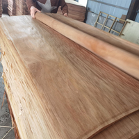 Vente en gros de placage de bois de conception industrielle naturelle de 1mm Okoumé 0.3mm 0.5mm Faces Faces du Gabon Techniques de coupe rotative