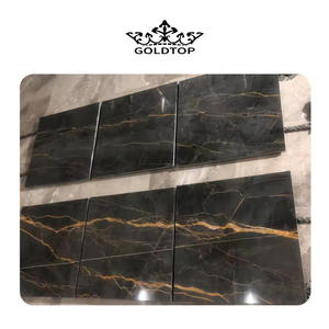 Goldtop Italie Port <span class=keywords><strong>Laurent</strong></span> Dalle de pierre de marbre naturel pour comptoirs de cuisine Vanité Table à manger Carrelages de sol - Product Image 3