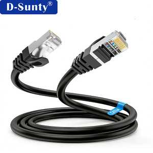 Cable de Red Ethernet LAN D-Sunty OEM FTP SFTP Cat7 con Conector RJ45, Conductor Sólido, Longitud Personalizable de 0.5m a 100m - Product Image 1