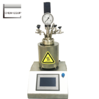 Prix de la machine de réacteur de pyrolyse en plastique min petits déchets réacteur de laboratoire méthane