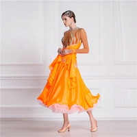 B-18471 Norme Internationale Soie Salle De Bal de Danse Latino-américaine Robes Haut De gamme Compétition De Danse De Salon Robes Filles