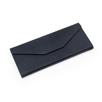 Étuis à lunettes pliables triangulaires personnalisés en gros avec logo, boîte d'emballage en cuir pour lunettes, étui à lunettes de soleil pliable pour hommes et femmes