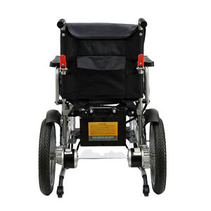 Fauteuil roulant motorisé pliable léger en acier pour adultes, capacité de charge maximale de 150 kg, portée de 10 à 15 km, idéal pour les voyages médicaux - Product Image 4