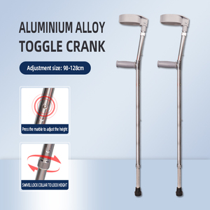 Stampelle a gomito per anziani con ispessimento <span class=keywords><strong>portatile</strong></span> di alta qualità a forma di U stabile regolabile in alluminio - Product Image 4