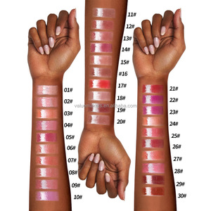 Commercio all'ingrosso di lunga durata idratante Private Label Matte Organic <span class=keywords><strong>Nude</strong></span> Shiny Liquid Lipgloss Lipgloss Vegan Glossy Lip Gloss - Product Image 2