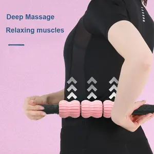 Bán buôn cơ bắp con lăn dính bài tập yoga công cụ trị liệu cơ bắp con lăn massage thanh