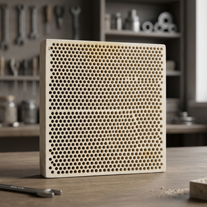 Planche de soudure en céramique alvéolée carrée, résistante à la chaleur, pour la fabrication de bijoux et le travail des métaux pour orfèvres | GS390H-18 - Product Image 3