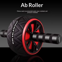 Rouleau Abdominal Robuste avec Coussinets pour les Genoux – Roue Stabile pour Entraînements de Core à la Salle de Sport ou à Domicile