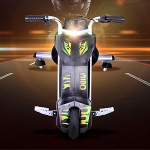 Electric Drift Scooter 12V 4.2AH Battery Powered Kids Ride With Lights White And Red - Product Image 2