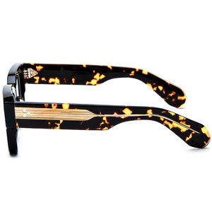 ボレグルズ アセテート眼鏡 レディース 2026新作ブランドデザイン レトロスクエアメガネフレーム メンズ 厚め眼鏡 光学アイウェア ASCARII - Product Image 5